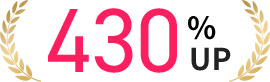 430%UP